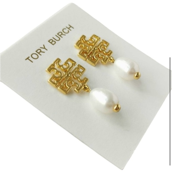 Tory Burch Faux Pearl Earrings - Picture 3 of 3